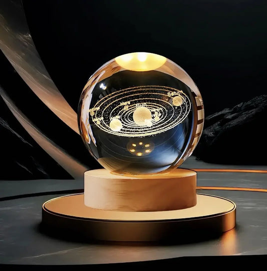 3D Crystal Ball LED Night Light
